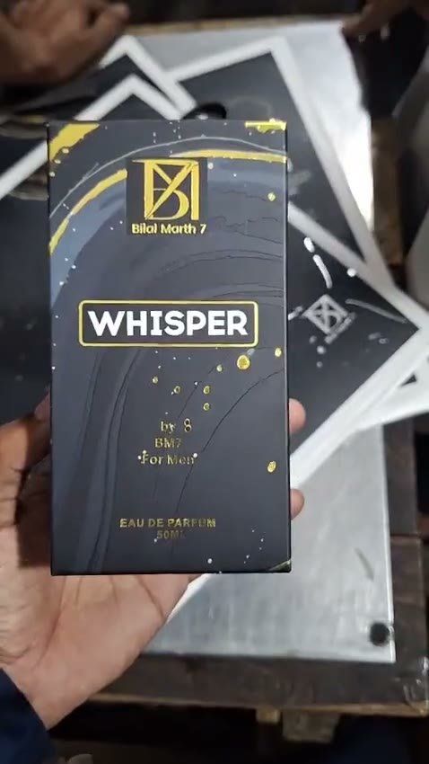 Rigid perfume boxes for BM7 “Whisper”