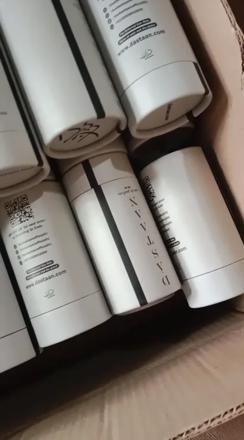 Printed paper tubes for five fragrance brands