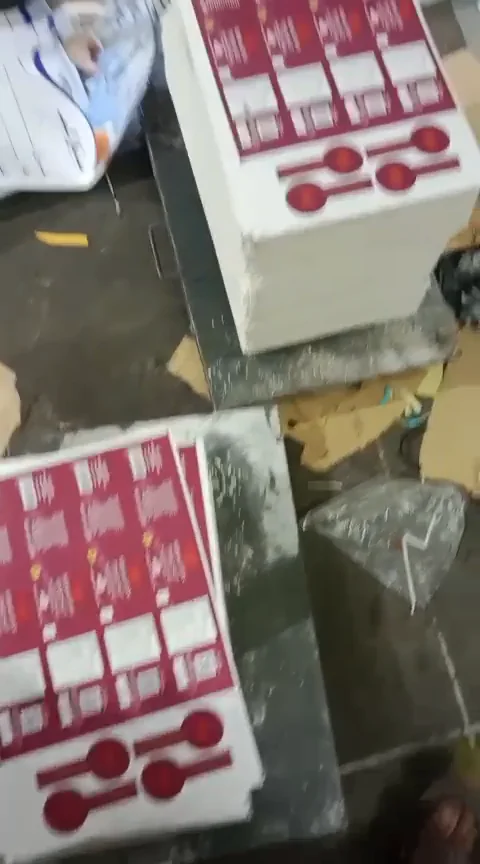 Printed sheets, before die-cutting