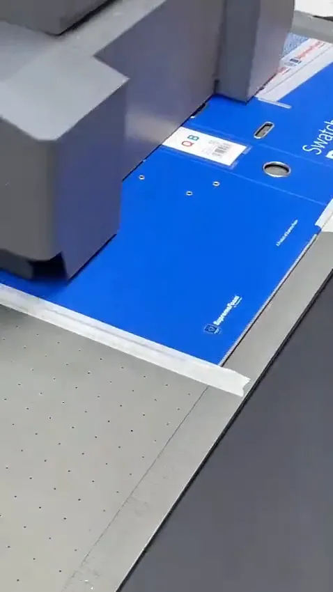 Swatch book covers, printing & cutting