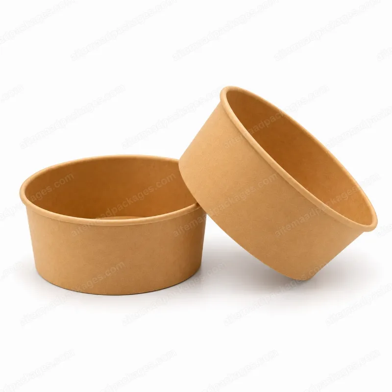 Kraft Paper Food Bowl, 750 and 1000 ml